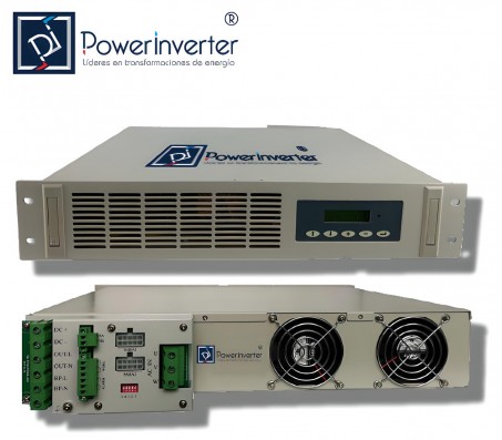 INVERSOR RACK 110/125/220VDC - 220VAC PARALELO CONEXION - 12/80KVA